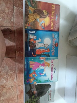 Lote 4 Cuentos Disney Infantiles