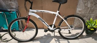 Bicicleta infantil blanca talla 24
