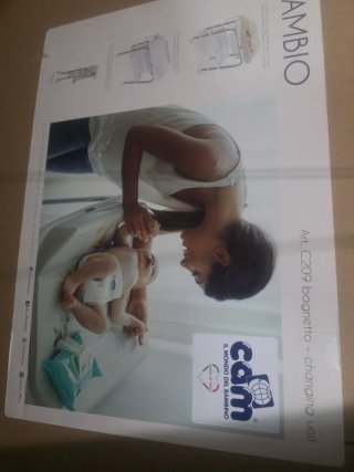 Cambiador y bañera para bebé Cam