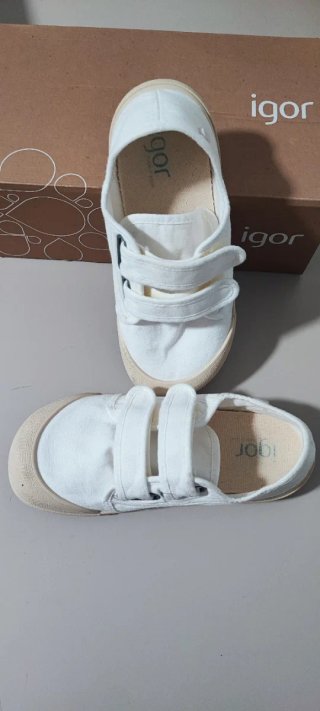 Zapatillas Igor Lona Blancas Talla 31