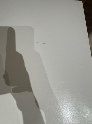 Mesa extensible blanca 120/180x74 cm. Urgente 15 €