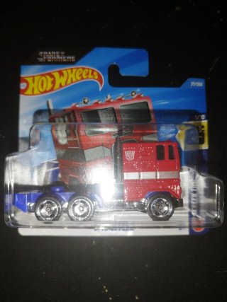 Hot Wheels Optimus Prime Transformers