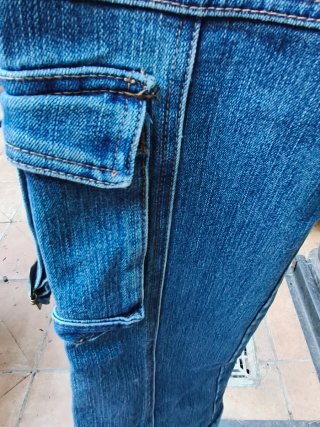 Pantalón vaquero campana vintage