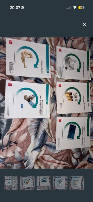 Lote libros de técnico en farmacia