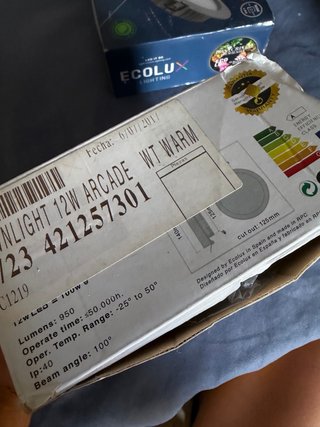 Luz LED redonda ECOLUX 12W