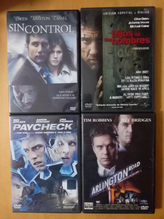 Lote 10 Películas en dvd