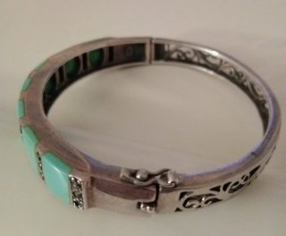 Pulsera Plata 925 Turquesa