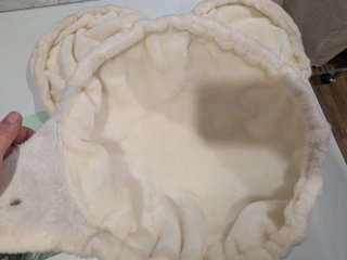 Cesta para torre rascador de gatos.