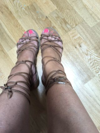 Sandalias Mustang Talla 40 Marrones