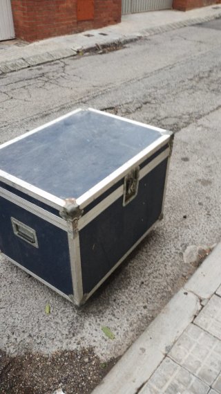 Flight Case Azul Marino y Plata