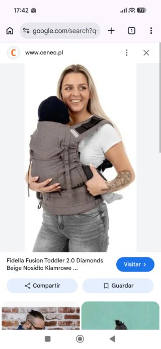 Mochila de porteo Fidella Fusion Toddler
