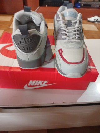 Nike Air Max 90 Essential Gris Blanco