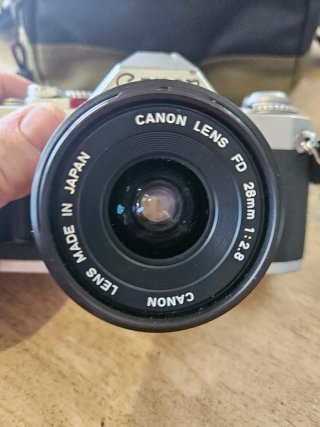 Cámara Analógica Canon AV-1 + Bolso