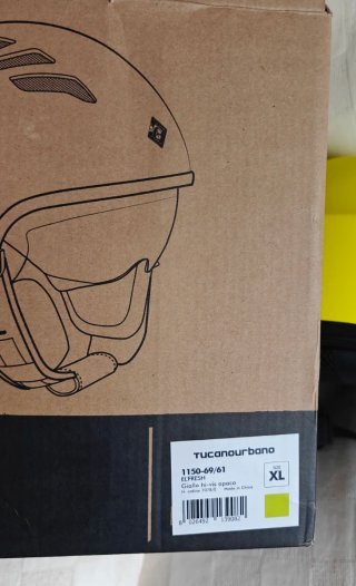 Casco Moto Tucano Urbano Amarillo