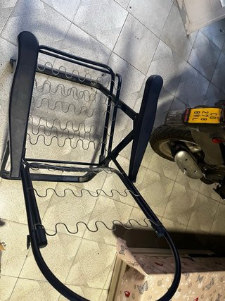 Amaca plegable tela y metal