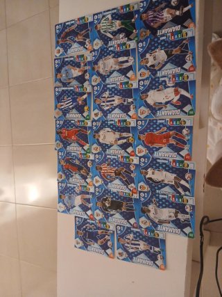Colección cartas fútbol Diamante