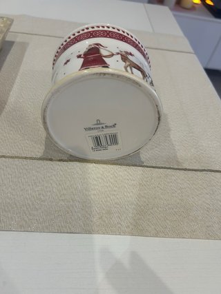 Bombonera de porcelana Navidad