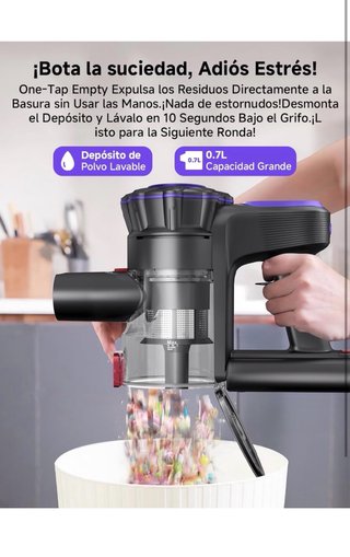 Aspiradora MONSGA sin Cable 45KPa