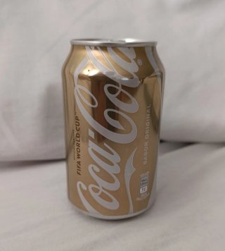 Lata Coca-Cola FIFA World Cup Dorada