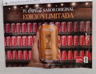 Lata Coca-Cola FIFA World Cup Dorada
