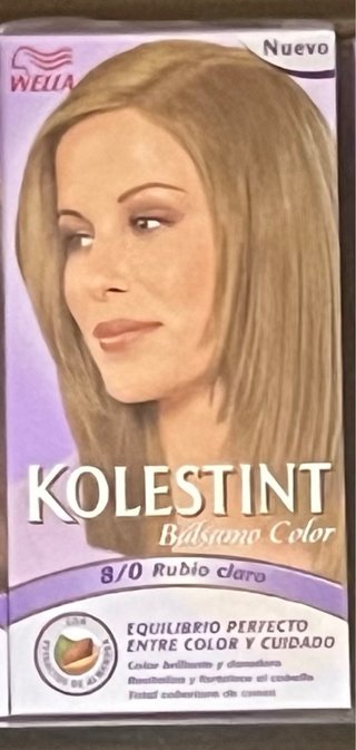 Tinte Kolestint 8/0 Rubio Claro Wella