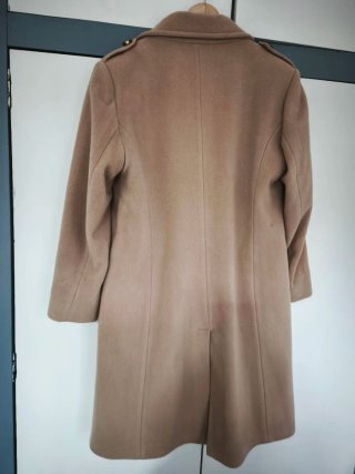 Abrigo de paño ANTEA beige talla XL