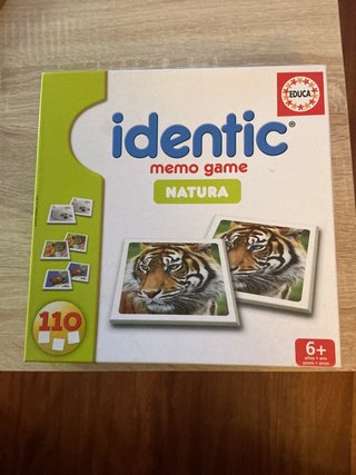 Juego de mesa Identic Memo Game Natura