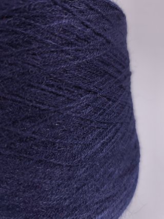 Cono lana azul marino