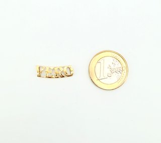 Colgante Nombre VERO Oro 18k 0.72g