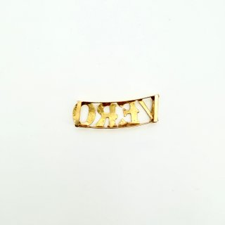 Colgante Nombre VERO Oro 18k 0.72g
