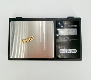 Colgante Nombre VERO Oro 18k 0.72g