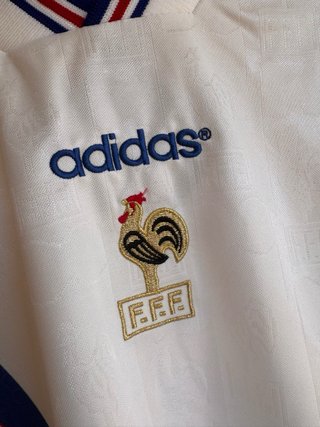Camiseta Retro Francia 1996 Blanca