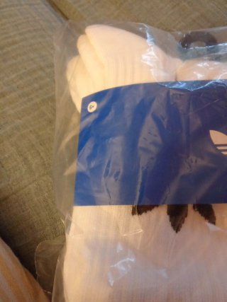 Calcetines Adidas Blancos y Negros Talla S 37/39