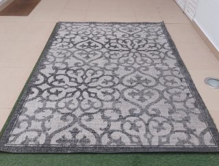 Alfombra Udelco 100% Polipropileno Beige/Gris