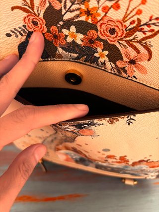 Bolso Mochila Parfois Ostrich Floral
