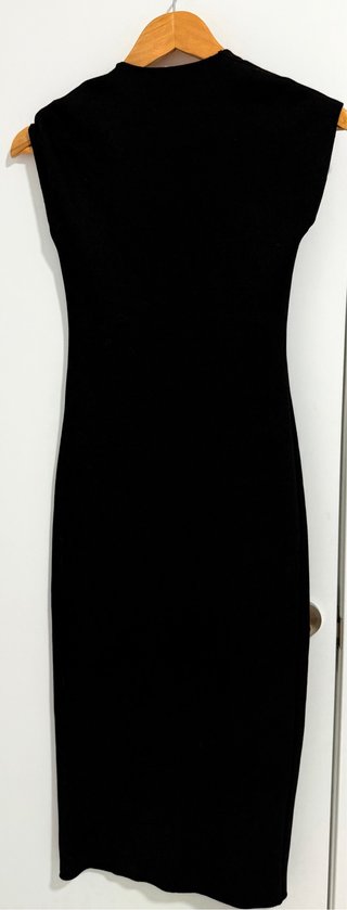 Vestido Negro Largo Zara Talla S