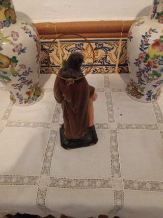 Figurita San José con Niño Jesús