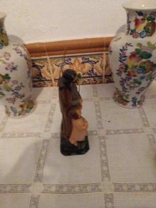 Figurita San José con Niño Jesús