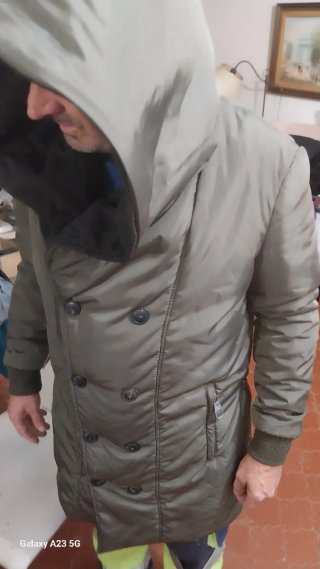 Anorak Xagon Man Verde Hombre made in Italia.
