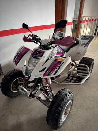 Quad Suzuki LTZ 400 Blanco/Rosa