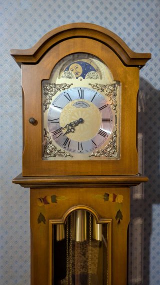 Reloj de Pie Antiguo Péndulo Ding Dong
