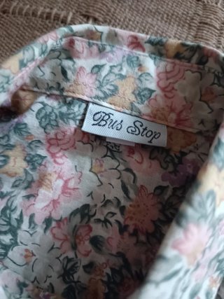 Camisa infantil floral