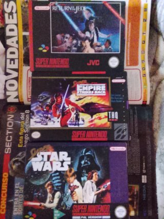 Trilogía Star Wars SNES Repro PAL/USA - 3 juegos