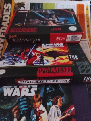 Trilogía Star Wars SNES Repro PAL/USA - 3 juegos