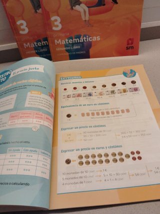 Matemáticas 3 de primaria .primero segundo tercero