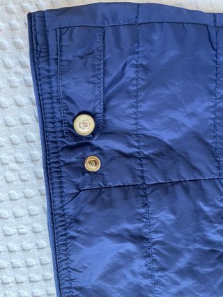 Chaqueta acolchada Massimo Dutti azul