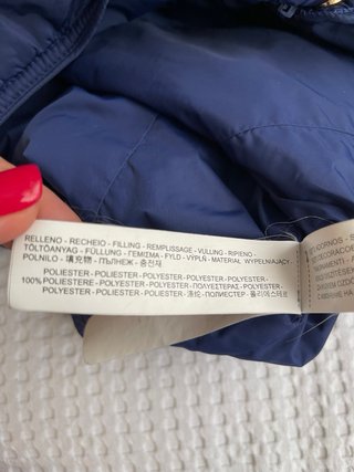 Chaqueta acolchada Massimo Dutti azul