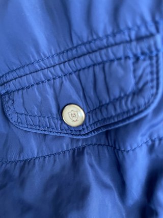 Chaqueta acolchada Massimo Dutti azul