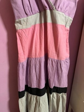 Vestido largo verano multicolor