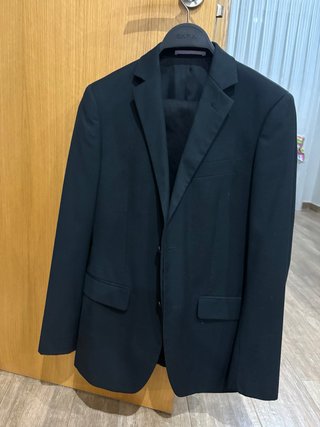 Traje Chaqueta y Pantalón Zara Negro